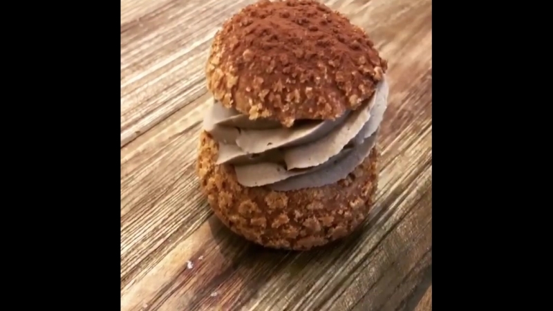 Шу ferrero rocher, cream puff, сборка