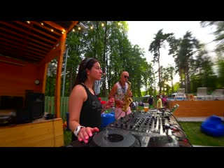 Dj liya fran & den rizaev & саксофонист syntheticsax расторгуево party