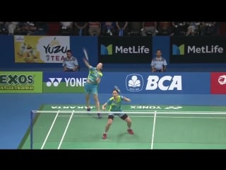 Bca indonesia open 2017 badminton final wd chang lee vs chen jia