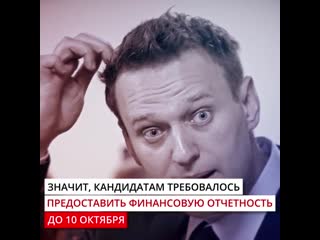 Соболь, жданов и милов не предоставили отчеты о расходования средств избирательных фондов, сроки истекли еще 10 октября