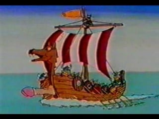 Порно мультик викинги