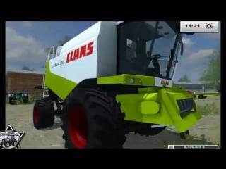 Комбайн "class lexion 550" для farming simulator 2013