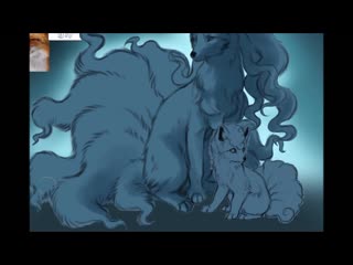 Pokemon speedpaint alolan ninetales and vulpix doodlepaw