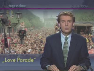 Das erste tagesschau 1996 07 13 loveparade berlin