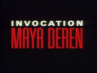 Invocation maya deren (1986) dir jo ann kaplan