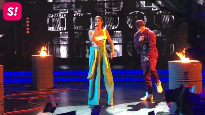 Кэти топурия зачитала куплет гуфа на "фабрике звезд" (#nr)