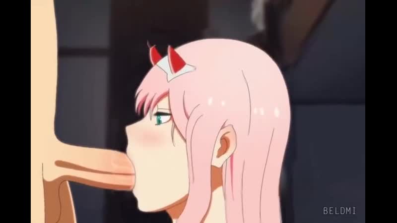 Zero two (code 002) oral sex; minet; blowjob; deepthroat; facefuck; 3d sex porno hentai; [darling in the franxx]