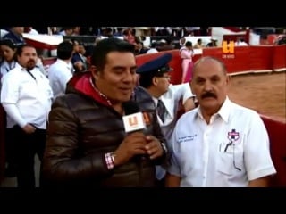 Segunda corrida en la méxico inauguración temporada grande 2014 2015 con guillermo capetillo, sebastián castella y diego silveti