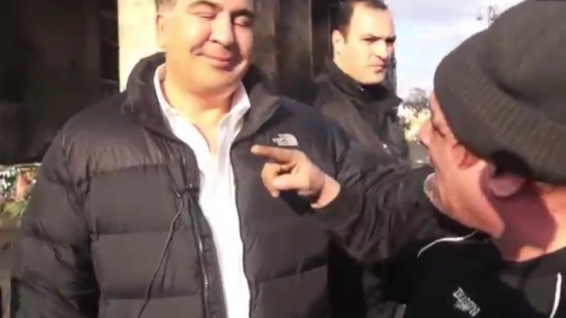 Саакашвілі на майдані те що не потрапило у ефір