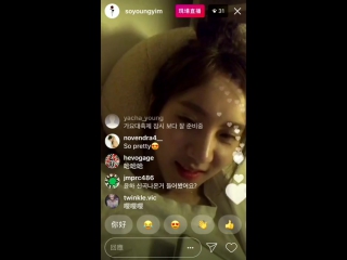 171229 soyoungs instagram live 01 fit mobile screen with chat version