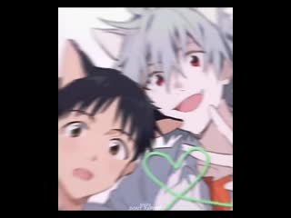 「 evangelion; kaworu nagisa ♡ shinji ikari 」