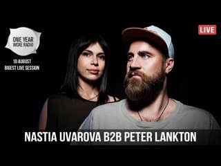 10/08 nastia uvarova b2b peter lankton live on woxeradio oneyear