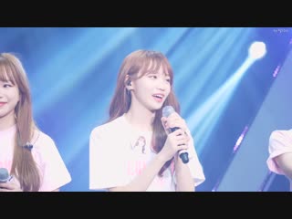 181029 [showcon] (izone) 김채원 (kim chaewon) ending ment (fancam)