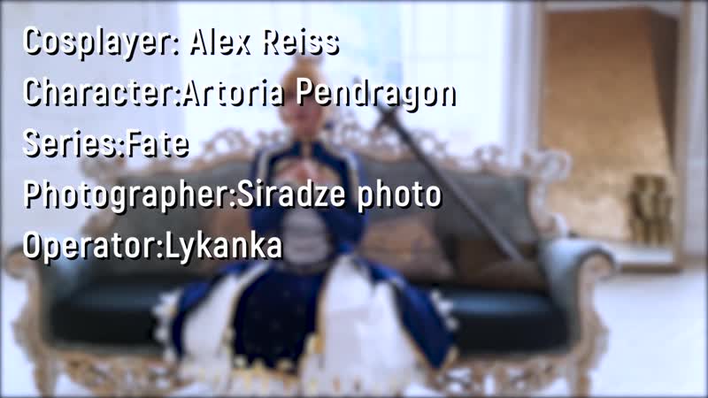 Fate artoria pendragon cosplay alex reiss backstage