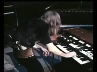 Keith emerson during an emerson, lake & palmer show