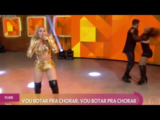 Joelma no encontro com fatima botar pra chorar