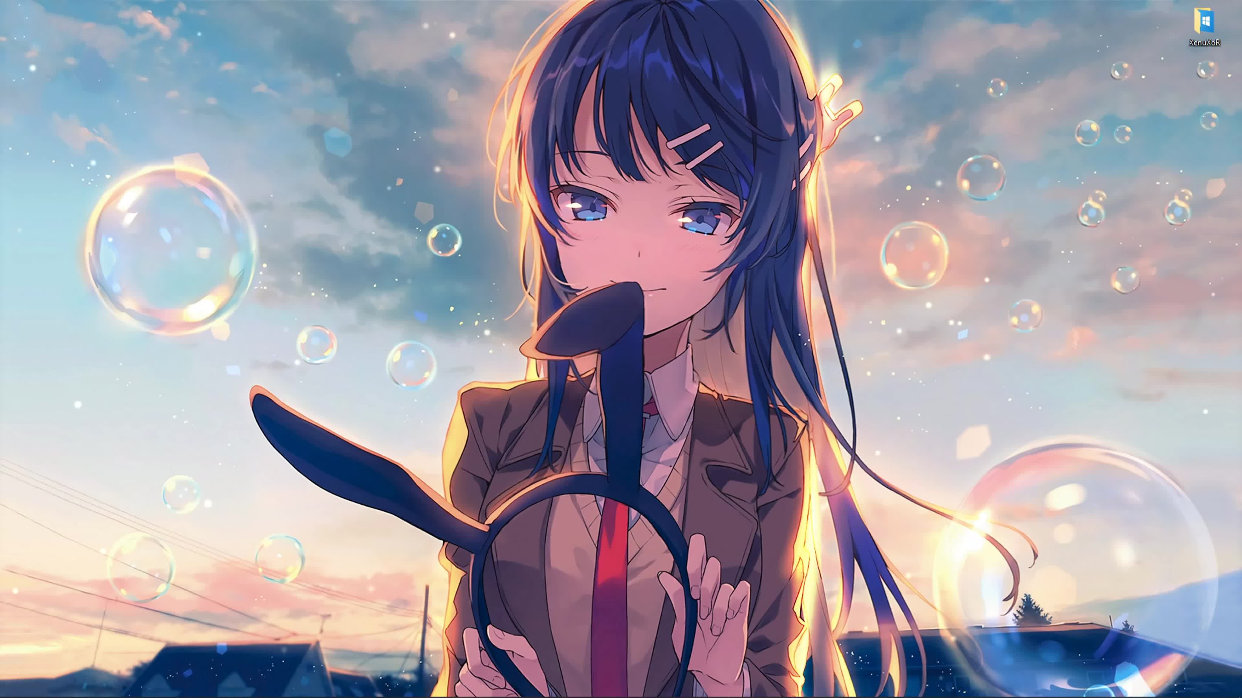 Девушка mai sakurajima из аниме seishun buta yarou живые обои для wallpaper  engine - BEST XXX TUBE