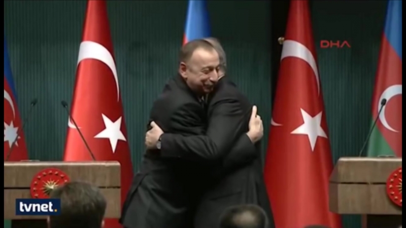 Ilham aliyev recep tayyip erdoğan kucaklaşması (düşmanlar çatlasın)