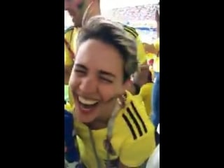 Colombian supporters used a pair of false binoculars to smuggle liquor into yesterday's japan game