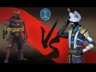 Shadow fight 3 fireguard cosplay vs side effect event