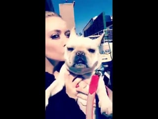 Lea and billie lourd on the set of scream queens (november 2, 2016)