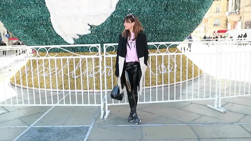 Pvc pants блестящие штаны и красные кожаные леггинсы