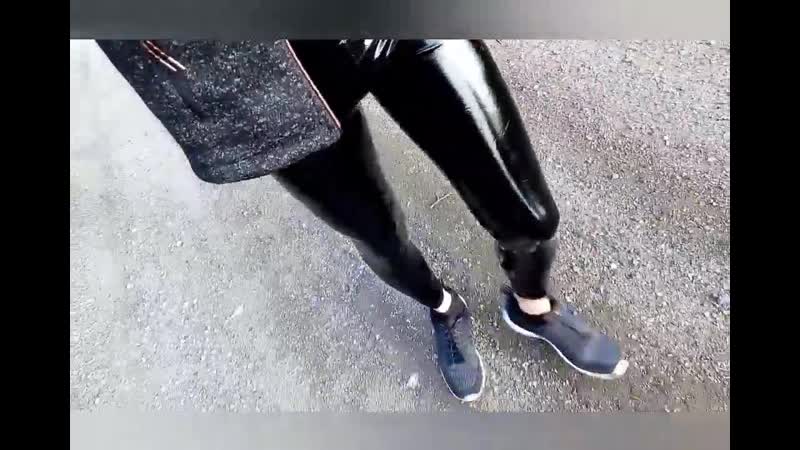Latex gummi vinyl leggings