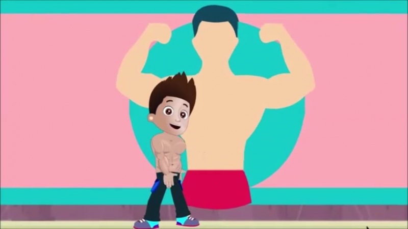 Пиздячий патруль и другие приключения райдера новые серии щенячий патруль соревнование качков надо подкачаться