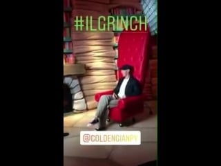 A Third Vid Of Benedict Getting Well-prepped To Do His Italian Interview For The Grinch Via Icastell Family Instagram Story