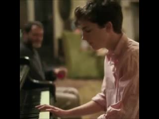 Elio just deadass giving his dad the eye that said move, bitch