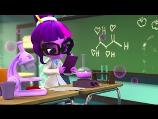 Mlp equestria girls minis adventures at canterlot high “sci twi’s lab