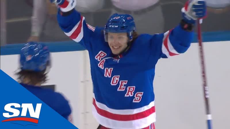 Artemi panarin nets first goal as a ranger with a quick wrist shot (720p)