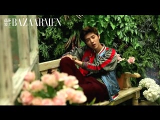 160621 harper's bazaar men 《芭莎男士》 photoshoot behind the scenes luhan