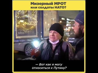 Мизерный мрот или солдаты нато?