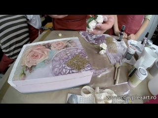 Romantic french vintage tutorial decoupage