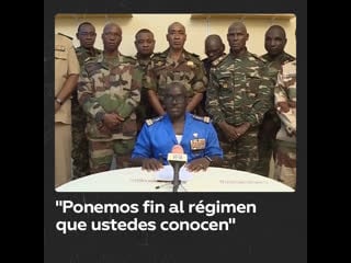 Militares anuncian golpe de estado en níger