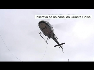 Queda de helicóptero nunca vi nada igual helicopter crash never saw anything like it