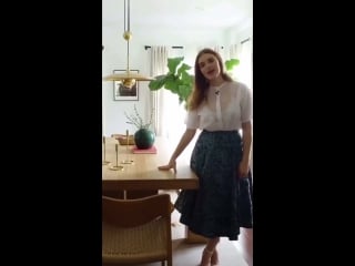 Holland showing inside of her home for architectural digest magazine @hollandroden