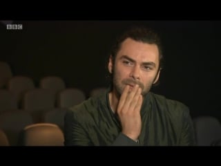 160905 bbc1 spotlight interview w aidan turner, eleanor tomlinson jack farthing