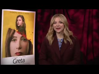 Out with the old, in with the ewwww! @chloegmoretz is dishing with deco tonight about her new creepy thriller, @gretafilm! ch