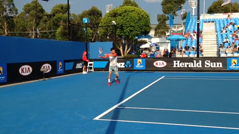 Grigor dimitrov ultimate shot compilation in slow motion (australian open 2014)