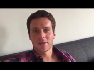 Jonathan groff reminding to vote!