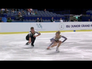 Akhanteva kseniia / kolesov valerii (rus) | pairs short program | ostrava 2018