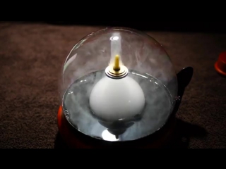 More fog filled bubble dome levitating top action