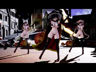 【mmd艦これ】白露型でhappy halloween【時雨・夕立・村雨】kancolle