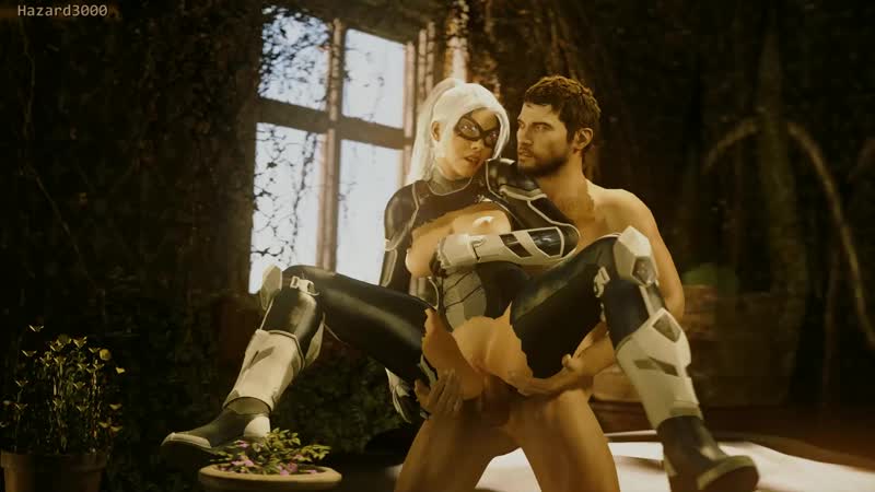 Black cat riding; vaginal fucked; latex; stockings; 3d sex porno hentai; (hazard3000) [marvel; spider man]