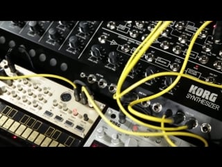 Korg ms 20m monophonic synthesizer kit and sq 1 step sequencer