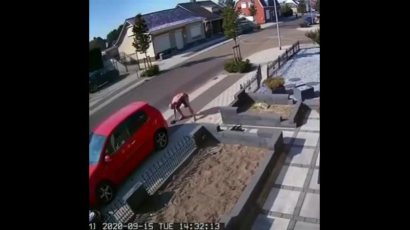 Врезался в забор/авария/дтп/мотоавария/скутер/мопед