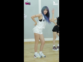 150820 hello venus i’m ill dance practice (pract ver ) lime ver