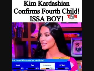 Kim kardashian confirms she and kanye west are expecting a boy [4rap]